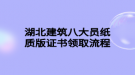 湖北建筑八大員紙質(zhì)版證書領(lǐng)取流程