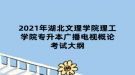 2021年湖北文理學(xué)院理工學(xué)院專升本廣播電視概論考試大綱