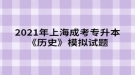 2021年上海成考專升本《歷史》模擬試題七