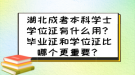 湖北成考本科學(xué)士學(xué)位證有什么用？畢業(yè)證和學(xué)位證比哪個更重要？