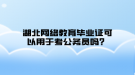 湖北網(wǎng)絡(luò)教育畢業(yè)證可以用于考公務(wù)員嗎？