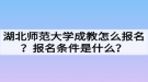 湖北師范大學(xué)成教怎么報(bào)名？報(bào)名條件是什么？