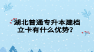 湖北普通專升本建檔立卡有什么優(yōu)勢？