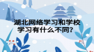 湖北網絡學習和學校學習有什么不同？