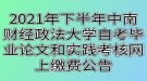 2021年下半年中南財經(jīng)政法大學(xué)自考畢業(yè)論文和實(shí)踐考核網(wǎng)上繳費(fèi)公告