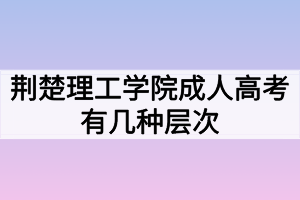 荊楚理工學(xué)院成人高考有幾種層次？哪個層次招生專業(yè)最多