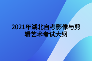 2021年湖北自考影像與剪輯藝術(shù)考試大綱